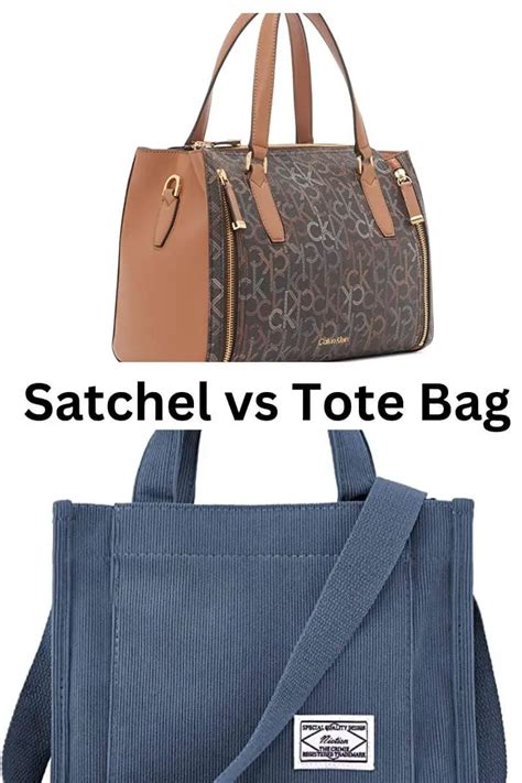 difference between tote and satchel